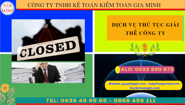 Dịch vụ thủ tục giải thể công ty tại An Giang
