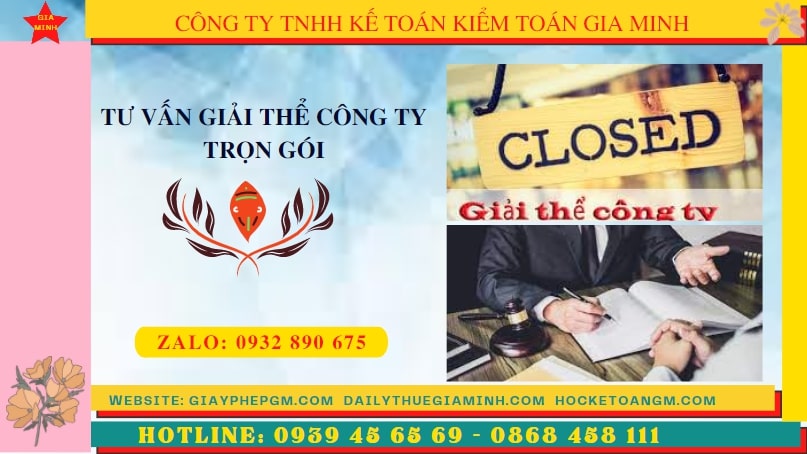 TƯ VẤN GIẢI THỂ CÔNG TY TRỌN GÓI TẠI BÀ RỊA VŨNG TÀU 6 Thủ tục giải thể công ty trọn gói uy tín tại Bà Rịa Vũng Tàu