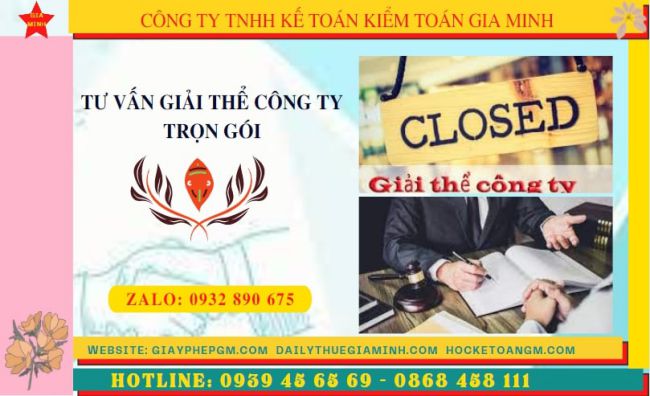 TƯ VẤN GIẢI THỂ CÔNG TY TRỌN GÓI TẠI HUẾ 6 Thủ tục giải thể công ty trọn gói uy tín tại Huế
