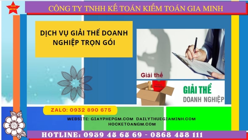 Dịch vụ giải thể doanh nghiệp trọn gói tại cần thơ 6 Thủ tục giải thể doanh nghiệp doanh nghiệp trọn gói tại Cần Thơ