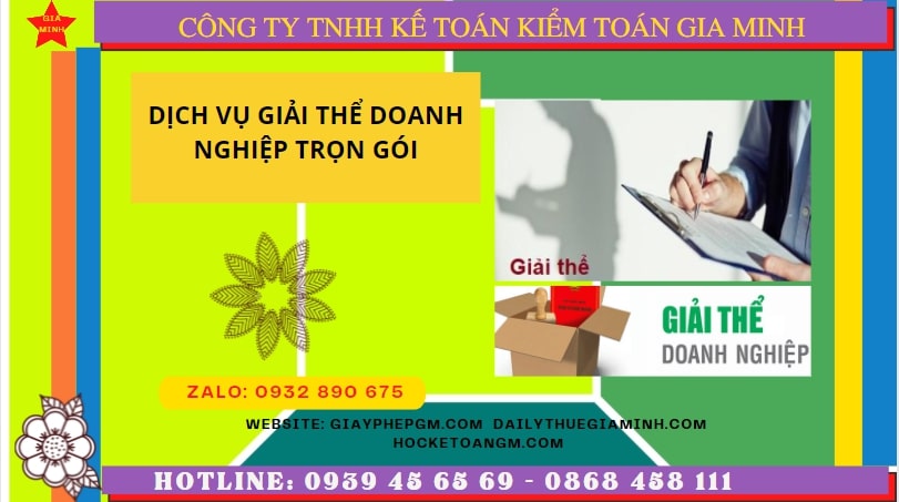Thủ tục giải thể doanh nghiệp doanh nghiệp trọn gói tại Điện Biên