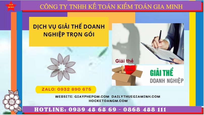 Dịch vụ giải thể doanh nghiệp trọn gói tại Vũng Tàu 6 Thủ tục giải thể doanh nghiệp doanh nghiệp trọn gói tại Vũng Tàu