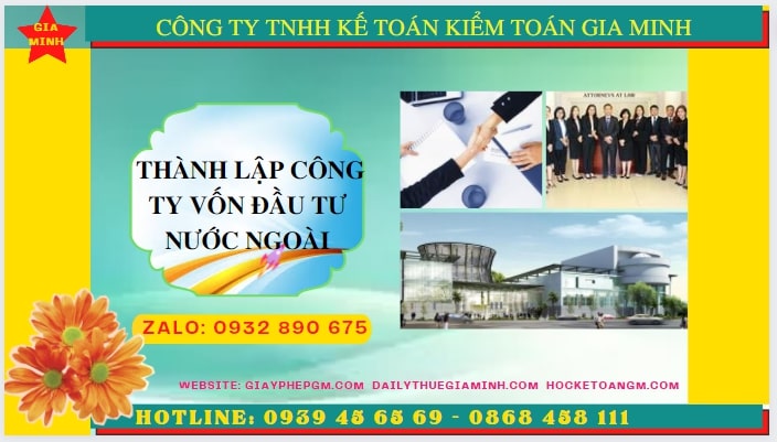 Thành lập công ty vốn đầu tư nước ngoài tại Bà Rịa – Vũng Tàu | Tư vấn pháp lý, hồ sơ nhanh chóng 4 Thủ tục thành lập công ty có vốn đầu tư nước ngoài tại Bà Rịa Vũng Tàu