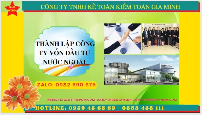 Thủ tục thành lập công ty có vốn đầu tư nước ngoài tại Bình Phước 