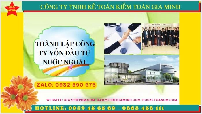 Thành lập công ty vốn đầu tư nước ngoài tại Cà Mau – Thủ tục nhanh, hỗ trợ trọn gói 4 Thủ tục thành lập công ty có vốn đầu tư nước ngoài tại Cà Mau