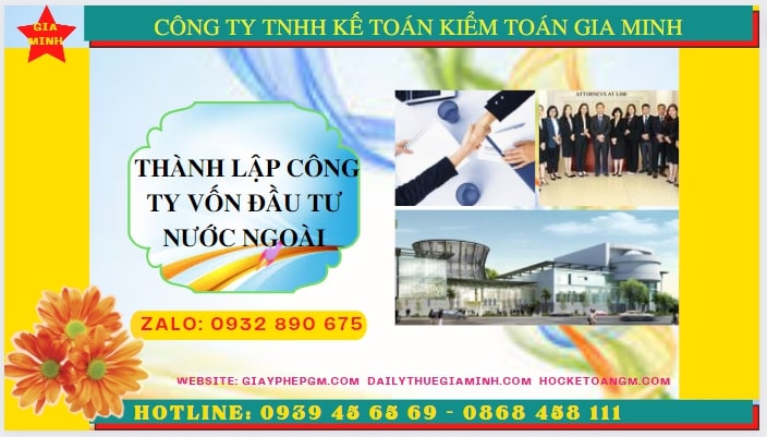 Thủ tục thành lập công ty có vốn đầu tư nước ngoài tại Huế 