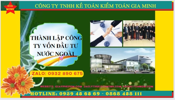 Thủ tục thành lập công ty có vốn đầu tư nước ngoài tại Nghệ An 