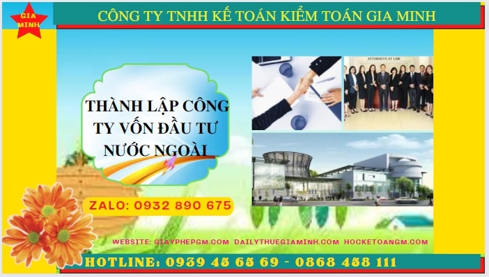 Thủ tục thành lập công ty có vốn đầu tư nước ngoài tại Thành Phố Hải Phòng 