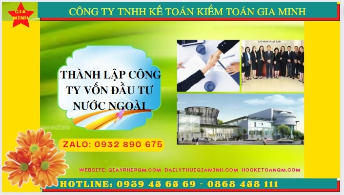 Thủ tục thành lập công ty có vốn đầu tư nước ngoài tại Ninh Kiều 