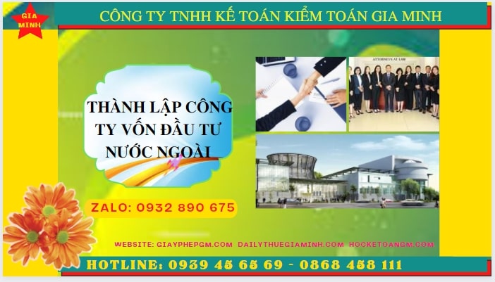 Thành lập công ty vốn đầu tư nước ngoài tại thành phố châu đốc 4 Thủ tục thành lập công ty có vốn đầu tư nước ngoài tại Thành phố Châu Đốc