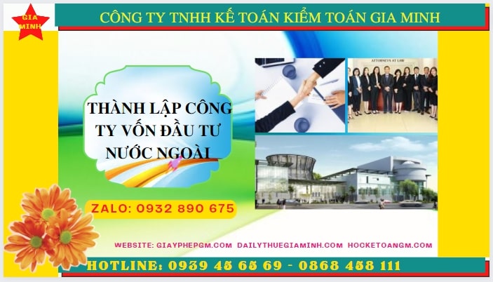 Thủ tục thành lập công ty có vốn đầu tư nước ngoài tại TT Huế 