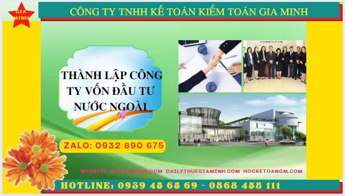 Thủ tục thành lập công ty có vốn đầu tư nước ngoài tại Tuyên Quang 
