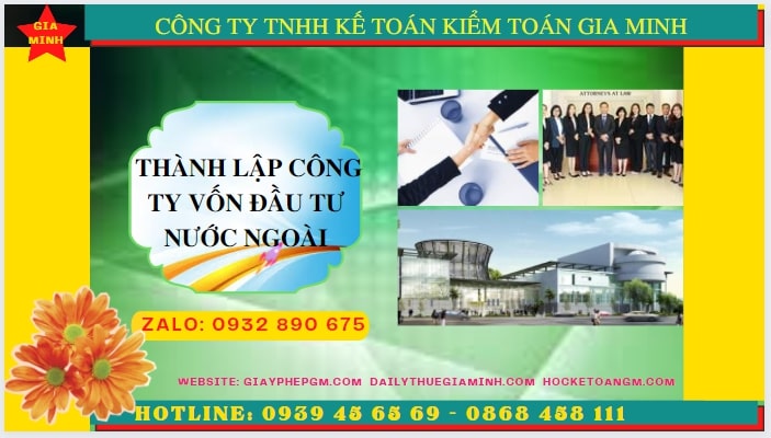 Thủ tục thành lập công ty có vốn đầu tư nước ngoài tại Vũng Tàu 