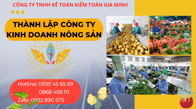 Thành lập công ty kinh doanh nông sản tại TPHCM 4 Thủ tục thành lập công ty kinh doanh nông sản tại TPHCM