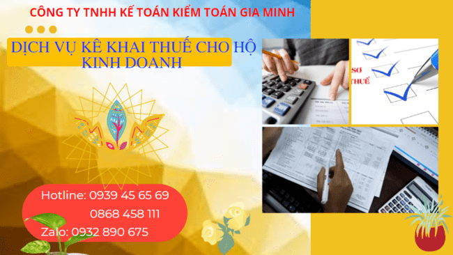 Dịch vụ kê khai thuế cho hộ kinh doanh tại tphcm 4 Thực hiện kê khai thuế hộ kinh doanh tại TPHCM