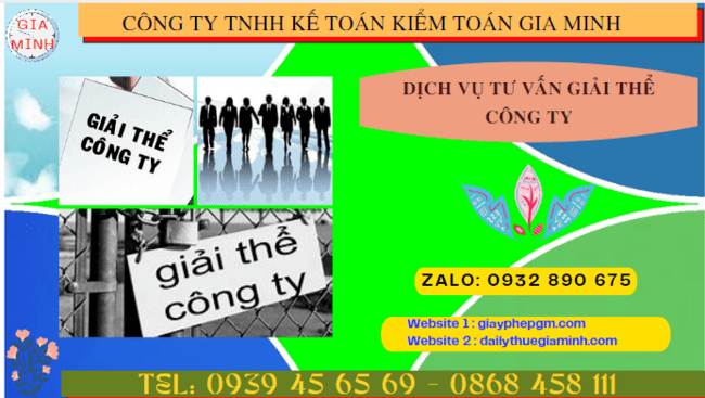 Trình tự thủ tục giải thể công ty tại Bình Định