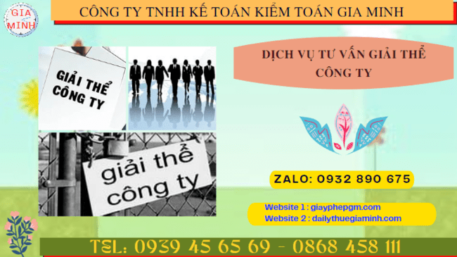 Dịch vụ tư vấn giải thể công ty tại thành phố châu đốc 6 Trình tự thủ tục giải thể công ty tại Thành phố Châu Đốc