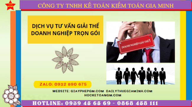 Dịch vụ tư vấn giải thể doanh nghiệp trọn gói tại Phú Thọ 14 Tư vấn dịch vụ giải thể doanh nghiệp trọn gói tại Phú Thọ