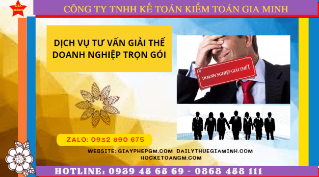 Dịch vụ tư vấn giải thể doanh nghiệp trọn gói tại quảng bình 6 Tư vấn dịch vụ giải thể doanh nghiệp trọn gói tại Quảng Bình