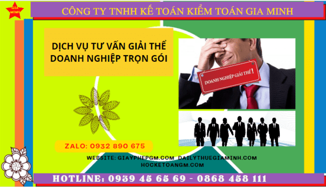 Dịch vụ tư vấn giải thể doanh nghiệp trọn gói tại vĩnh phúc 6 Tư vấn dịch vụ giải thể doanh nghiệp trọn gói tại Vĩnh Phúc