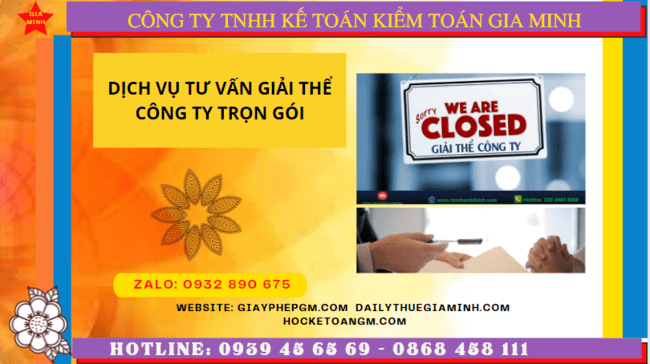 Tư vấn giải thể công ty trọn gói tại Đắk Nông