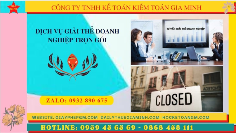 Dịch vụ giải thể doanh nghiệp trọn gói tại Bình Định 4 Tư vấn giải thể doanh nghiệp trọn gói tại Bình Định