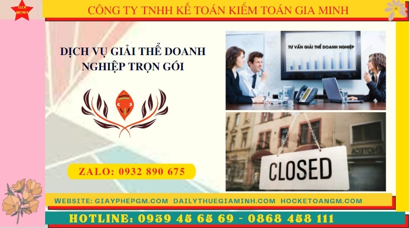 Dịch vụ giải thể doanh nghiệp trọn gói tại Hòa Bình 4 Tư vấn giải thể doanh nghiệp trọn gói tại Hòa Bình