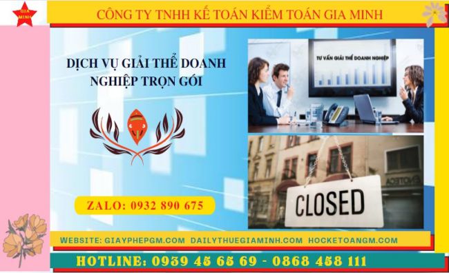 Dịch vụ giải thể doanh nghiệp trọn gói tại Vĩnh Phúc 4 Tư vấn giải thể doanh nghiệp trọn gói tại Vĩnh Phúc