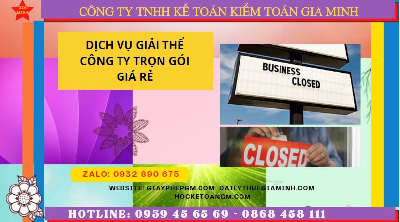DỊCH VỤ ĐỂ GIẢI THỂ CÔNG TY TRỌN GÓI TẠI NHA TRANG 4 Tư vấn hướng giải thể công ty trọn gói tại Nha Trang