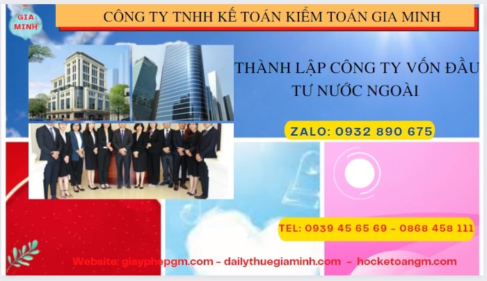 Tư vấn thành lập công ty có vốn đầu tư nước ngoài tại Bình Định