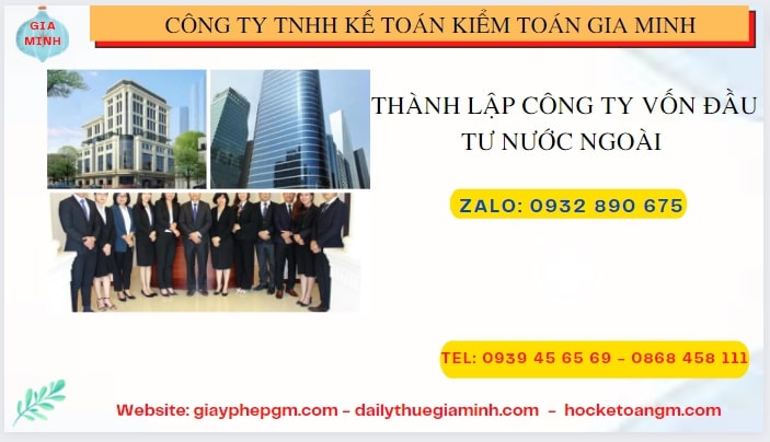 Thành lập công ty vốn đầu tư nước ngoài tại Bình Dương - Hướng dẫn chi tiết 6 Tư vấn thành lập công ty có vốn đầu tư nước ngoài tại Bình Dương