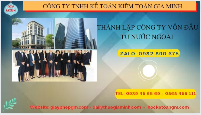 Tư vấn thành lập công ty có vốn đầu tư nước ngoài tại Huế