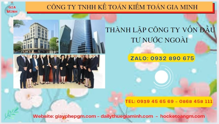 Tư vấn thành lập công ty có vốn đầu tư nước ngoài tại Nghệ An