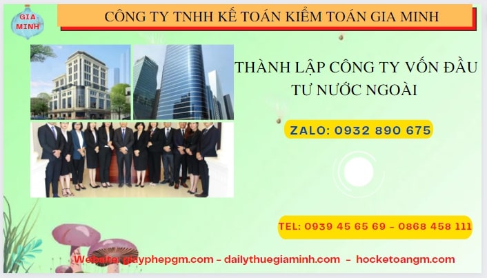 Tư vấn thành lập công ty có vốn đầu tư nước ngoài tại Thái Bình