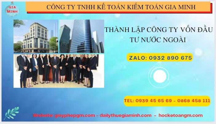 Tư vấn thành lập công ty có vốn đầu tư nước ngoài tại Thái Nguyên