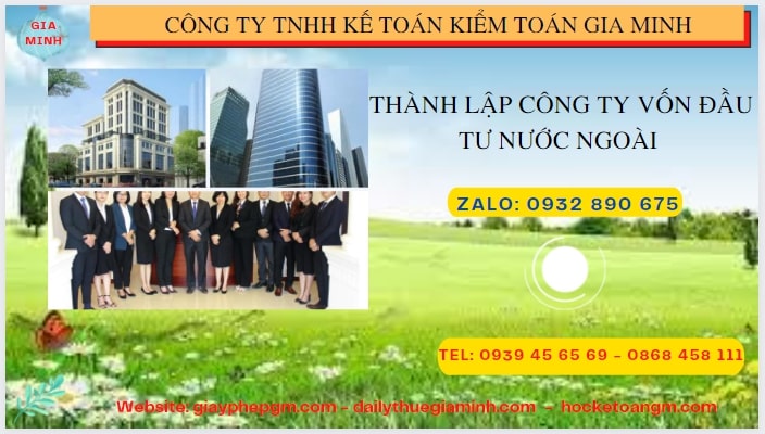 Tư vấn thành lập công ty có vốn đầu tư nước ngoài tại TP Cần Thơ