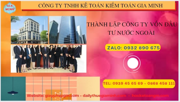 Tư vấn thành lập công ty có vốn đầu tư nước ngoài tại TPHCM