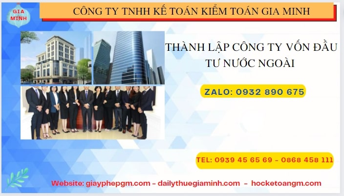 Tư vấn thành lập công ty có vốn đầu tư nước ngoài tại Vĩnh Phúc