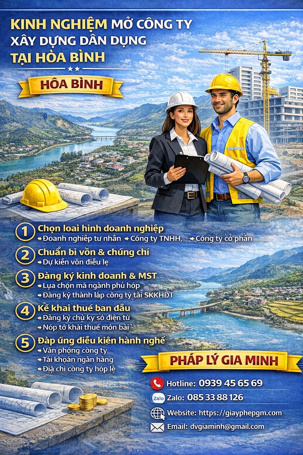 Kinh nghiệm mở công ty xây dựng dân dụng tại Quảng Ninh