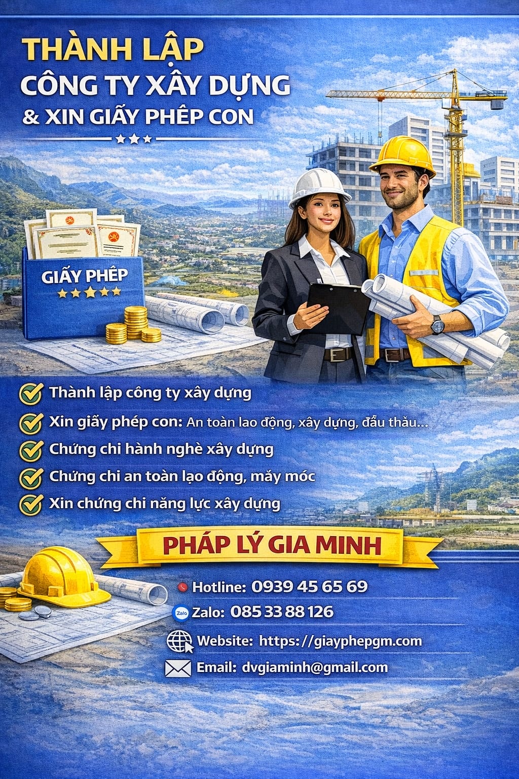 Thủ tục thành lập công ty xây dựng dân dụng tại Quảng Ninh