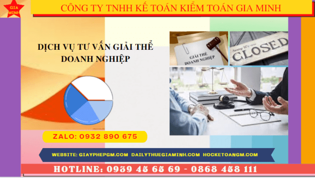 Dịch vụ tư vấn giải thể doanh nghiệp tại Bình Thuận 4 Giải thể doanh nghiệp tại Bình Thuận điều kiện, thủ tục tiến hành