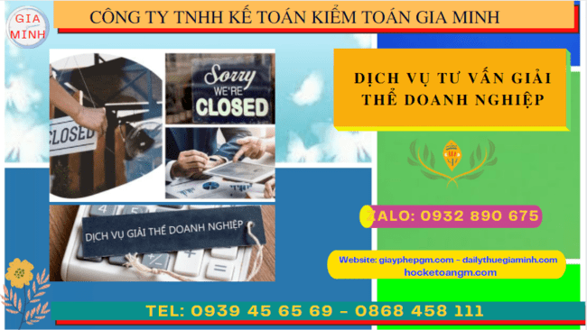 Dịch vụ tư vấn giải thể doanh nghiệp tại Bình Thuận 6 Dịch vụ tư vấn giải thể doanh nghiệp tại Bình Thuận