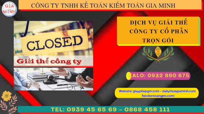 Dịch vụ giải thể công ty cổ phần trọn gói tại cần thơ 12 Giải thể công ty cổ phần điều kiện, thủ tục như thế nào tại Cần Thơ