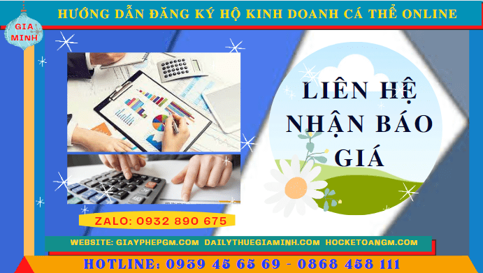 HƯỚNG DẪN ĐĂNG KÝ HỘ KINH DOANH CÁ THỂ ONLINE TẠI HẢI PHÒNG 5 Chi phí dịch vụ đăng ký hộ kinh doanh online tại Hải Phòng