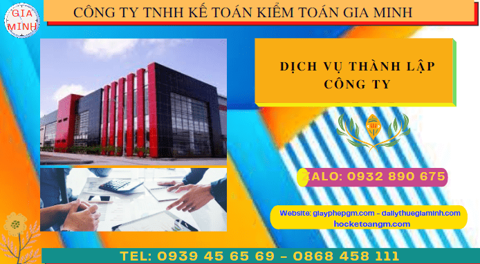 Thực hiện thủ tục thành lập công ty giá rẻ chỉ 1.000.000 tại Quận 3 - TPHCM