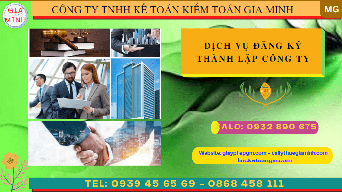 Dịch vụ làm giấy đăng ký doanh nghiệp tại TPHCM 