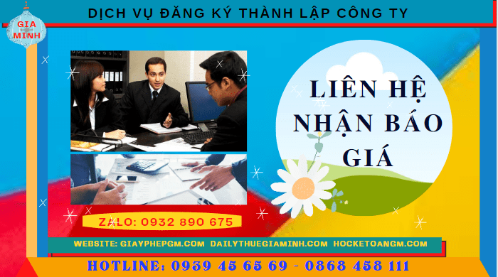 Dịch vụ đăng ký thành lập công ty trọn gói tại Hà Nội 11 Bảng giá thành lập công ty trọn gói tại Hà Nội