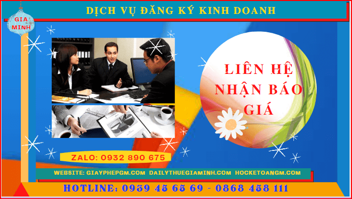 Chi phí dịch vụ đăng ký kinh doanh tại Cần Thơ