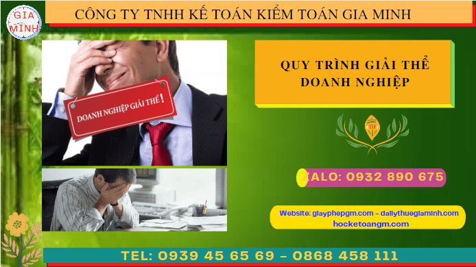 Quy trình giải thể doanh nghiệp tại Hà Nội 4 Thủ tục để giải thể doanh nghiệp tại Hà Nội