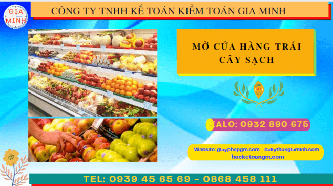 Mở cửa hàng trái cây sạch tại Đà Nẵng 13 Chi phí dịch vụ mở cửa hàng trái cây sạch tại Đà Nẵng